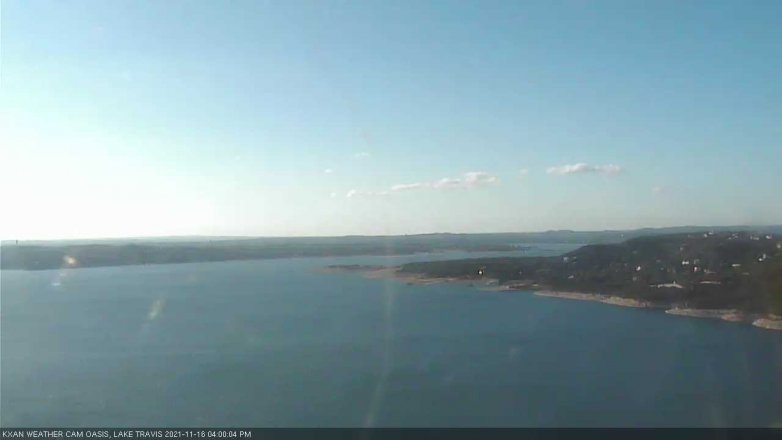 Lake Travis webcam, November 16, 2021 4:00 PM CT