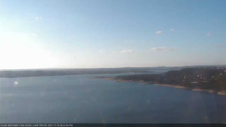 Lake Travis webcam, November 16, 2021 4:25 PM CT