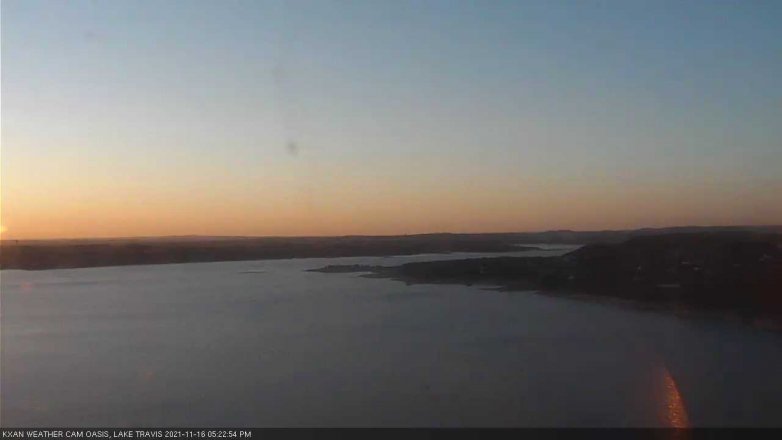 Lake Travis webcam, November 16, 2021 5:25 PM CT