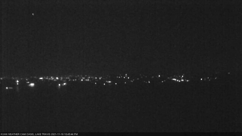 Lake Travis webcam, November 16, 2021 10:45 PM CT