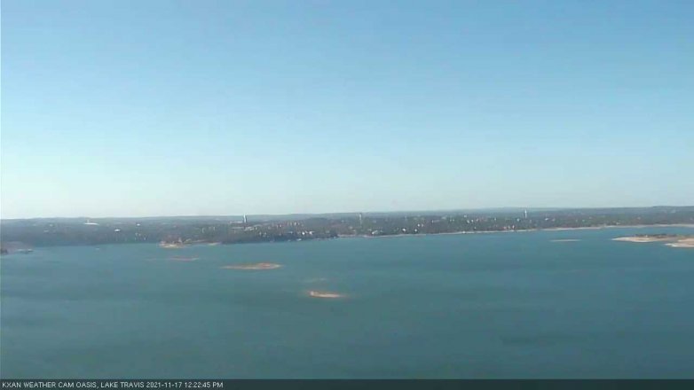 Lake Travis webcam, November 17, 2021 12:25 PM CT