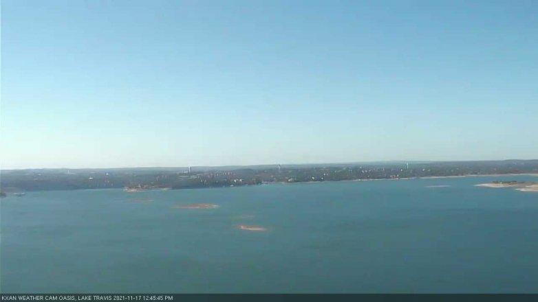 Lake Travis webcam, November 17, 2021 12:45 PM CT