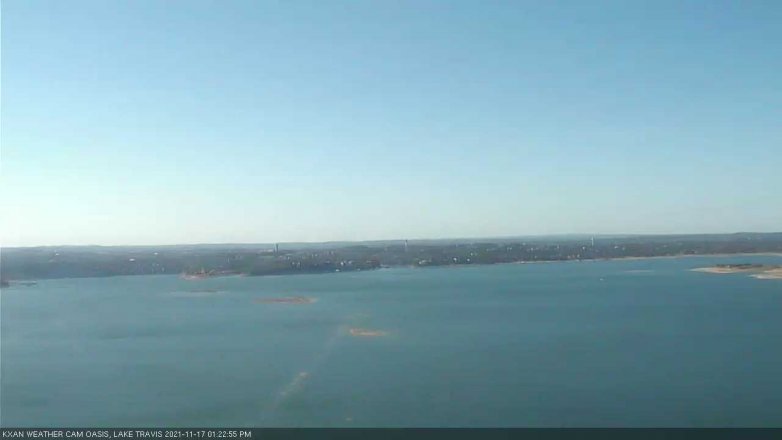 Lake Travis webcam, November 17, 2021 1:25 PM CT