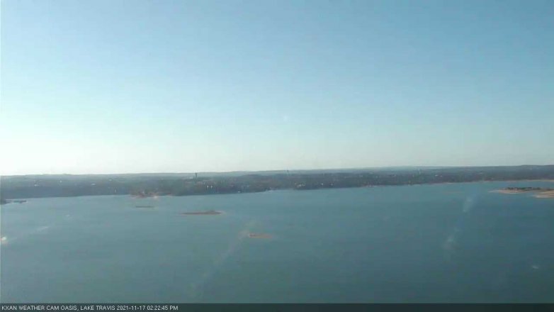 Lake Travis webcam, November 17, 2021 2:25 PM CT