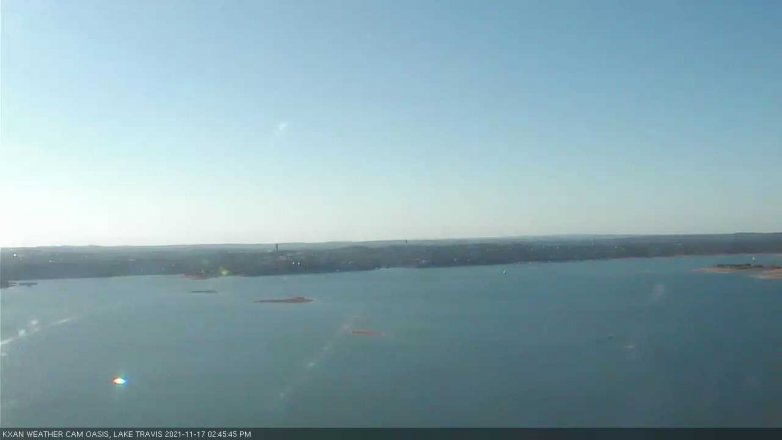 Lake Travis webcam, November 17, 2021 2:45 PM CT