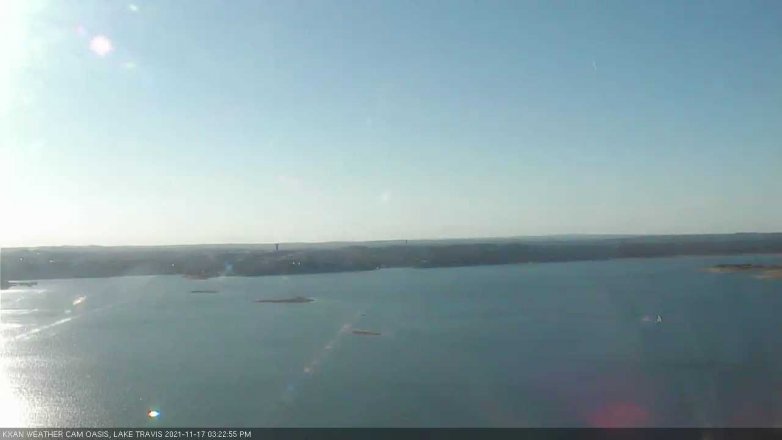 Lake Travis webcam, November 17, 2021 3:25 PM CT