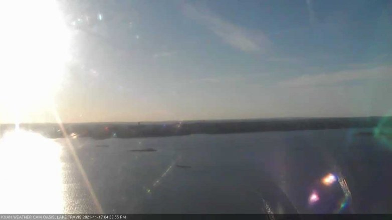 Lake Travis webcam, November 17, 2021 4:25 PM CT