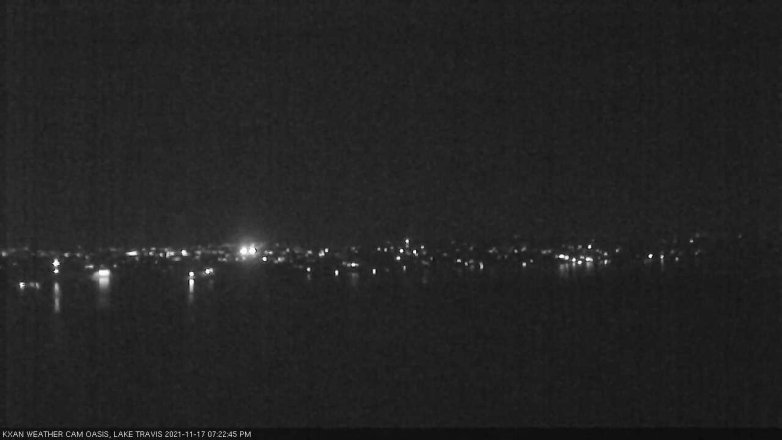 Lake Travis webcam, November 17, 2021 7:25 PM CT