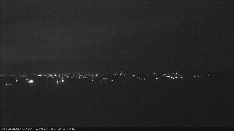 Lake Travis webcam, November 17, 2021 10:25 PM CT