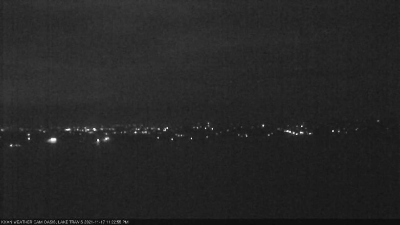 Lake Travis webcam, November 17, 2021 11:25 PM CT