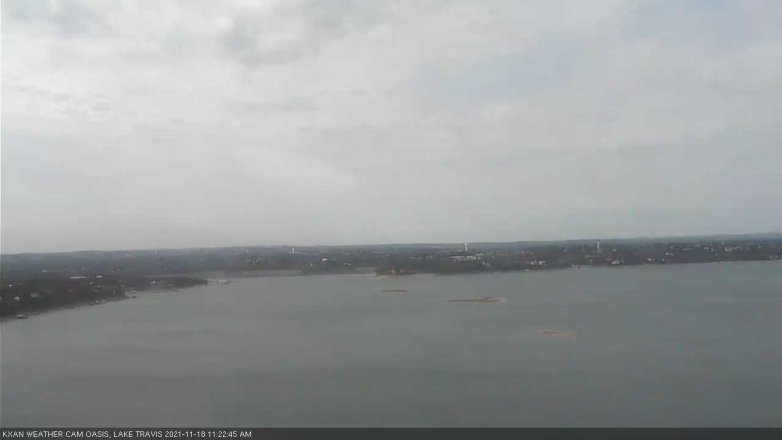 Lake Travis webcam, November 18, 2021 11:25 AM CT