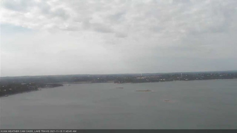 Lake Travis webcam, November 18, 2021 11:45 AM CT