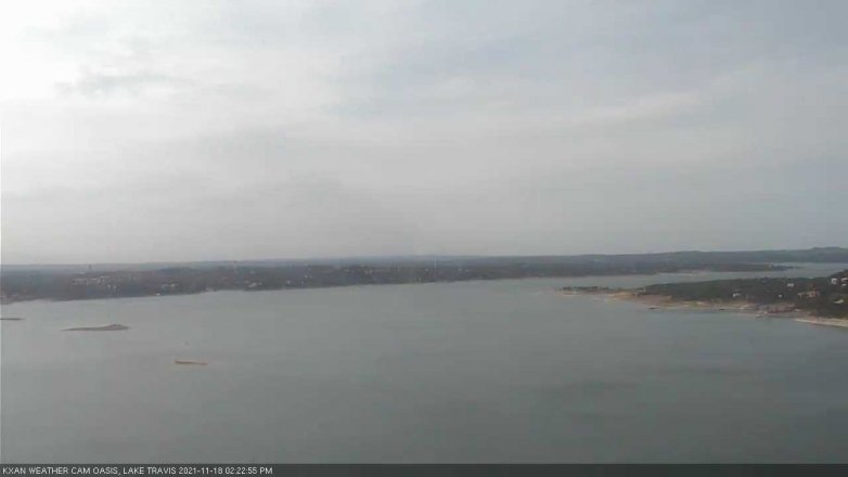 Lake Travis webcam, November 18, 2021 2:25 PM CT