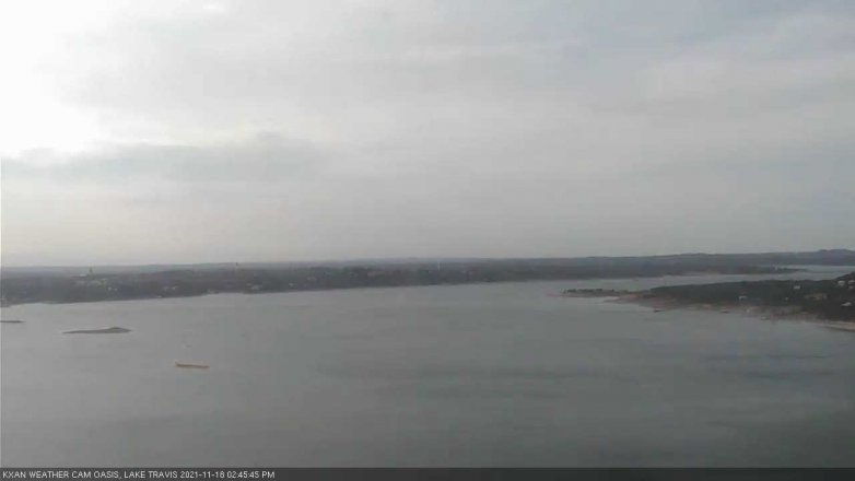 Lake Travis webcam, November 18, 2021 2:45 PM CT