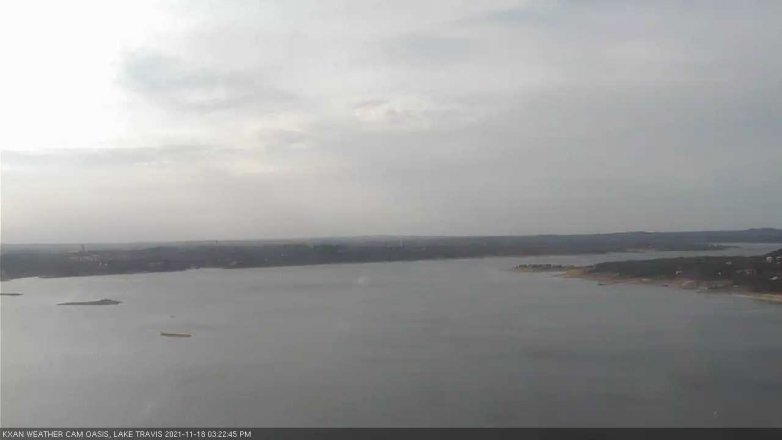Lake Travis webcam, November 18, 2021 3:25 PM CT