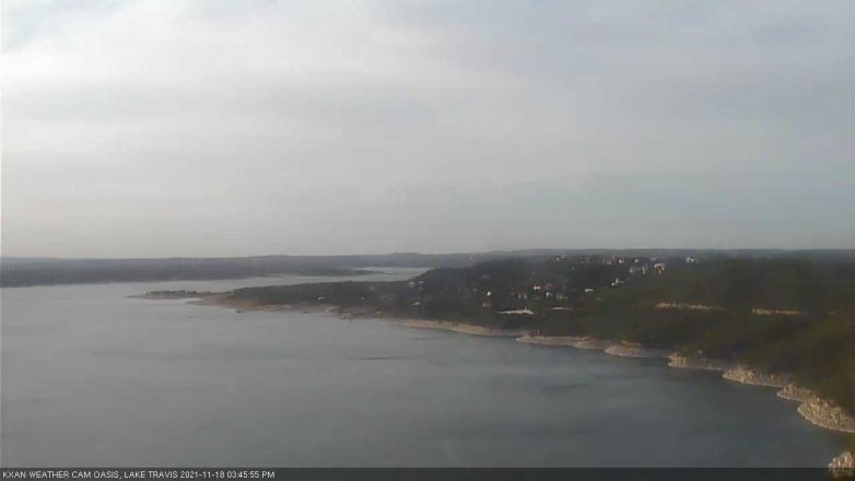 Lake Travis webcam, November 18, 2021 3:45 PM CT