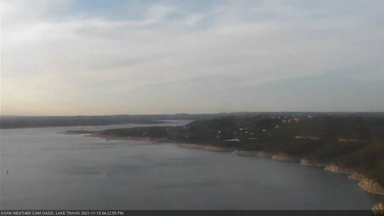 Lake Travis webcam, November 18, 2021 4:25 PM CT