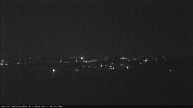 Lake Travis webcam, November 18, 2021 7:25 PM CT