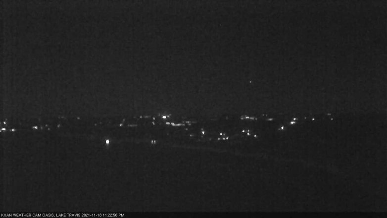 Lake Travis webcam, November 18, 2021 11:25 PM CT
