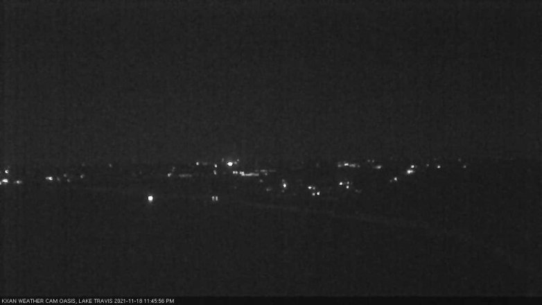 Lake Travis webcam, November 18, 2021 11:45 PM CT