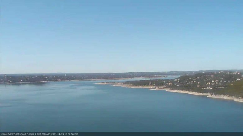 Lake Travis webcam, November 19, 2021 12:25 PM CT