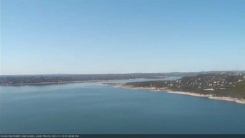 Lake Travis webcam, November 19, 2021 1:00 PM CT