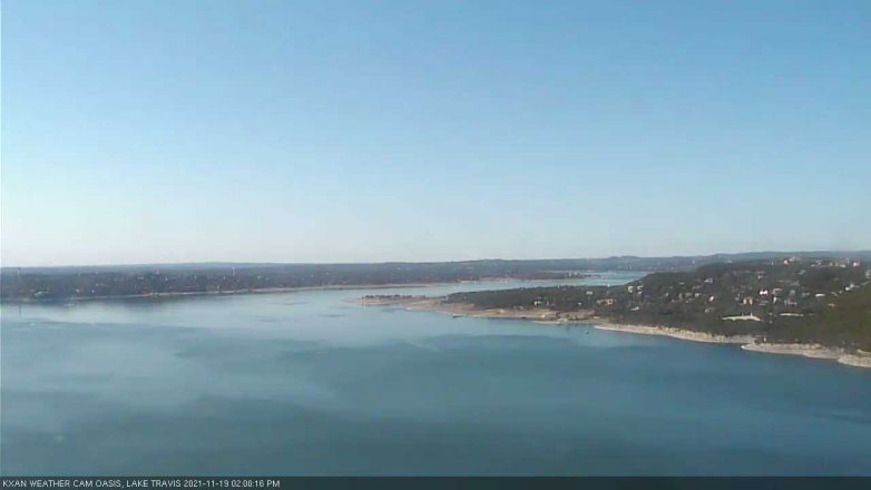 Lake Travis webcam, November 19, 2021 2:00 PM CT