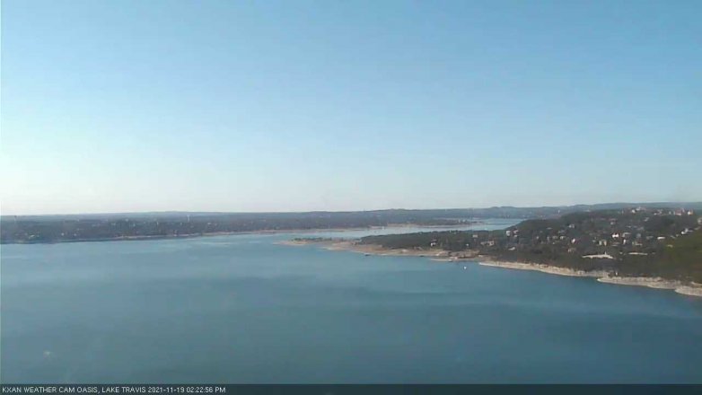 Lake Travis webcam, November 19, 2021 2:25 PM CT