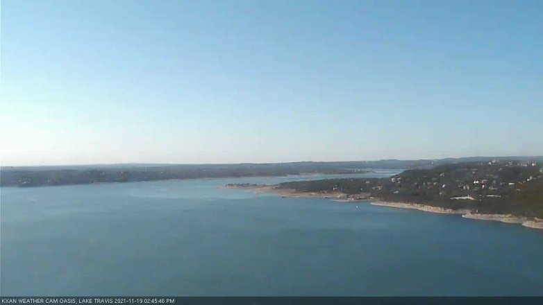 Lake Travis webcam, November 19, 2021 2:45 PM CT