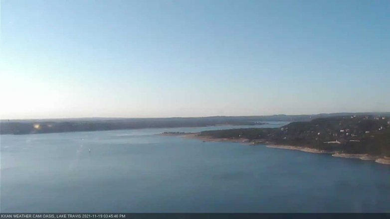 Lake Travis webcam, November 19, 2021 3:45 PM CT