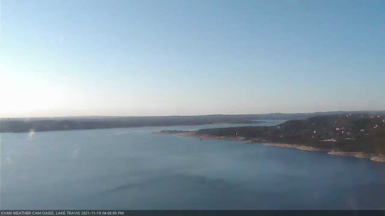 Lake Travis webcam, November 19, 2021 4:00 PM CT