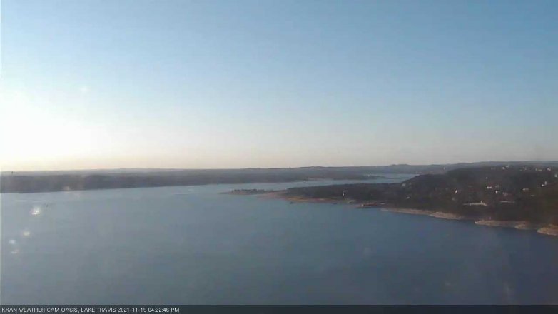 Lake Travis webcam, November 19, 2021 4:25 PM CT