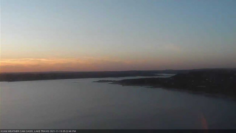 Lake Travis webcam, November 19, 2021 5:25 PM CT