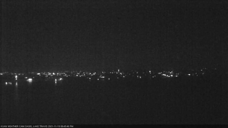 Lake Travis webcam, November 19, 2021 6:45 PM CT