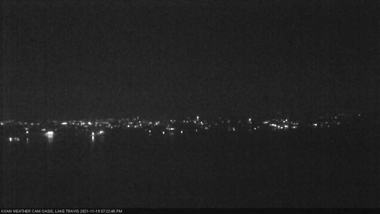 Lake Travis webcam, November 19, 2021 7:25 PM CT