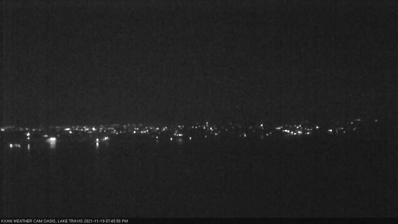 Lake Travis webcam, November 19, 2021 7:45 PM CT