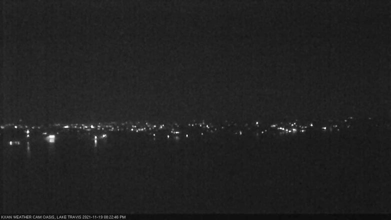 Lake Travis webcam, November 19, 2021 8:25 PM CT