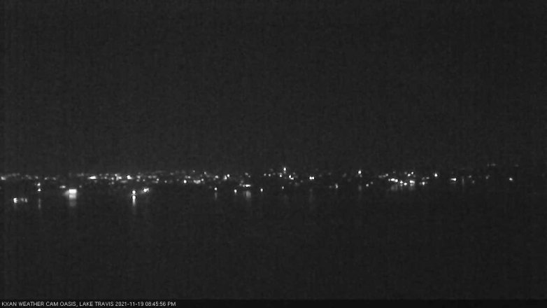Lake Travis webcam, November 19, 2021 8:45 PM CT