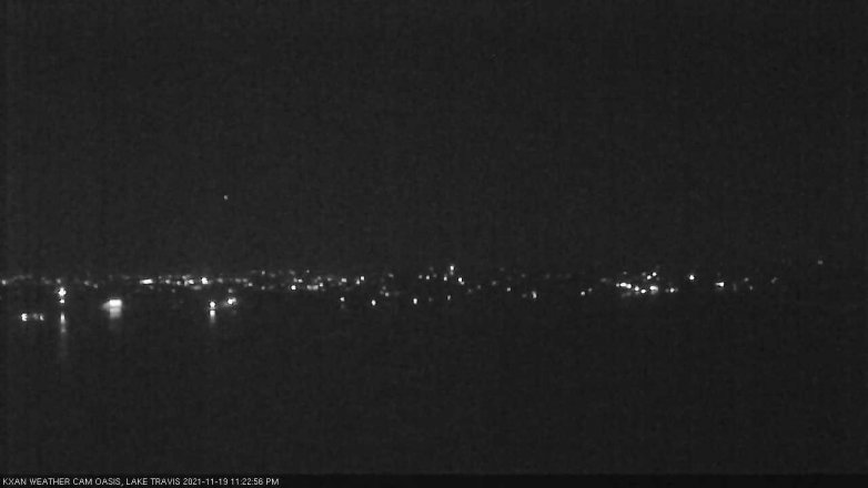 Lake Travis webcam, November 19, 2021 11:25 PM CT