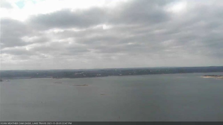 Lake Travis webcam, November 20, 2021 1:25 PM CT