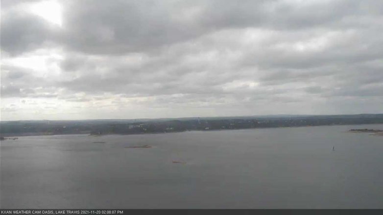 Lake Travis webcam, November 20, 2021 2:00 PM CT