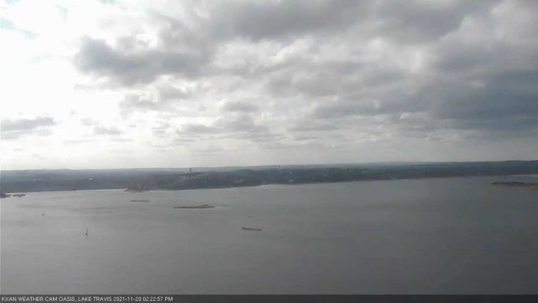 Lake Travis webcam, November 20, 2021 2:25 PM CT