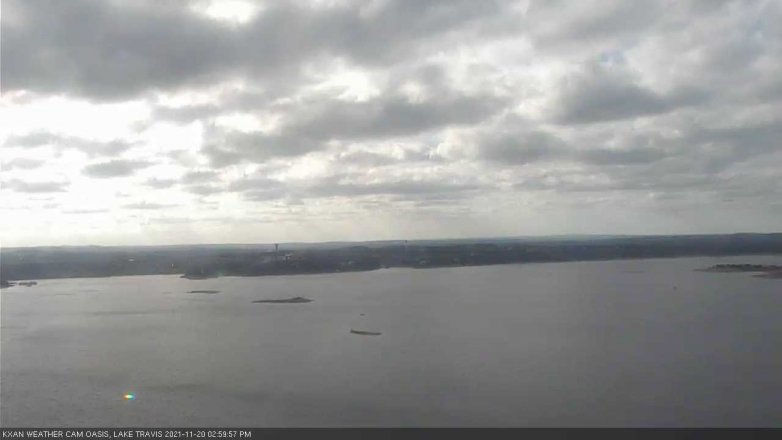 Lake Travis webcam, November 20, 2021 3:00 PM CT