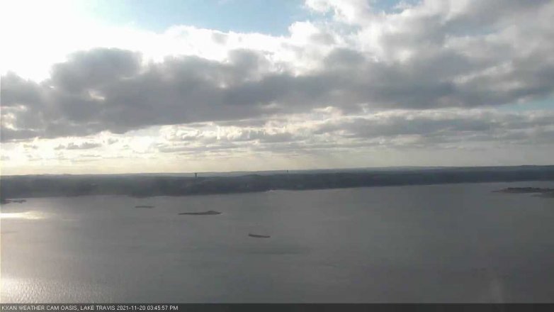 Lake Travis webcam, November 20, 2021 3:45 PM CT