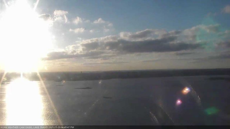 Lake Travis webcam, November 20, 2021 4:45 PM CT