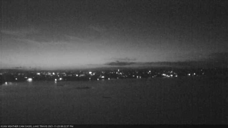 Lake Travis webcam, November 20, 2021 6:25 PM CT