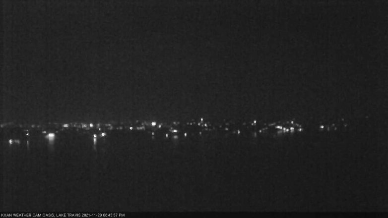 Lake Travis webcam, November 20, 2021 8:45 PM CT