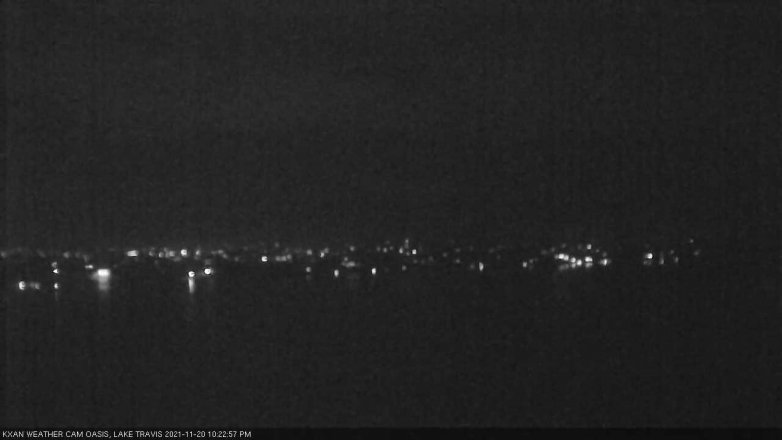Lake Travis webcam, November 20, 2021 10:25 PM CT