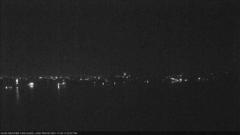 Lake Travis webcam, November 20, 2021 11:25 PM CT