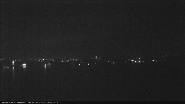 Lake Travis webcam, November 20, 2021 11:45 PM CT